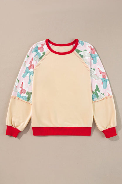 Wynter Sleeve Colorblock Edge Top - Hello Beautiful BoutiqueLong Sleeve TopsThreaded Pear