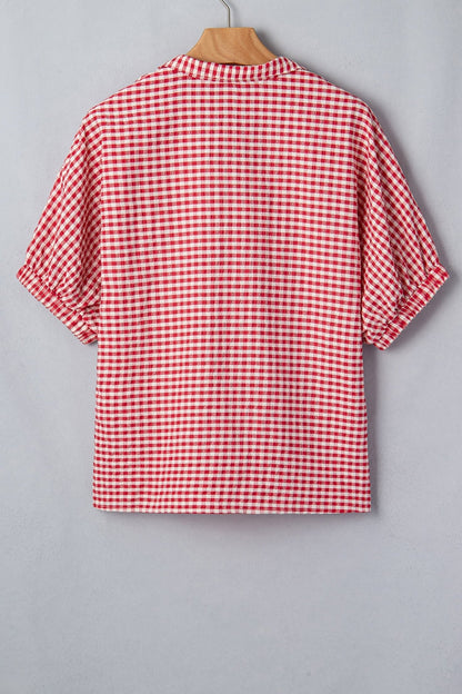 Wynter Sleeve Colorblock Trim Blouse - Hello Beautiful BoutiqueBlouses & ShirtsThreaded Pear