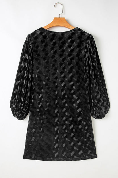 Ximena Sleeve Velvet Mini Dress - Hello Beautiful BoutiqueMini DressesThreaded Pear