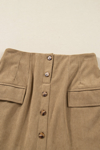 Xiomara Front Faux Mini Skirt - Hello Beautiful BoutiqueSkirts & PetticoatThreaded Pear