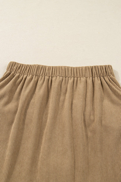 Xiomara Front Faux Mini Skirt - Hello Beautiful BoutiqueSkirts & PetticoatThreaded Pear