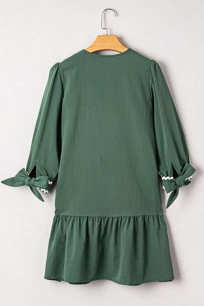 Xyla Bracelet Sleeve Shift Dress - Hello Beautiful BoutiqueMini DressesThreaded Pear