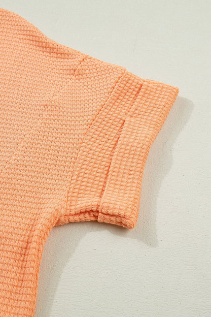 Xyla Short Sleeve Knit Top - Hello Beautiful BoutiqueTops & TeesThreaded Pear