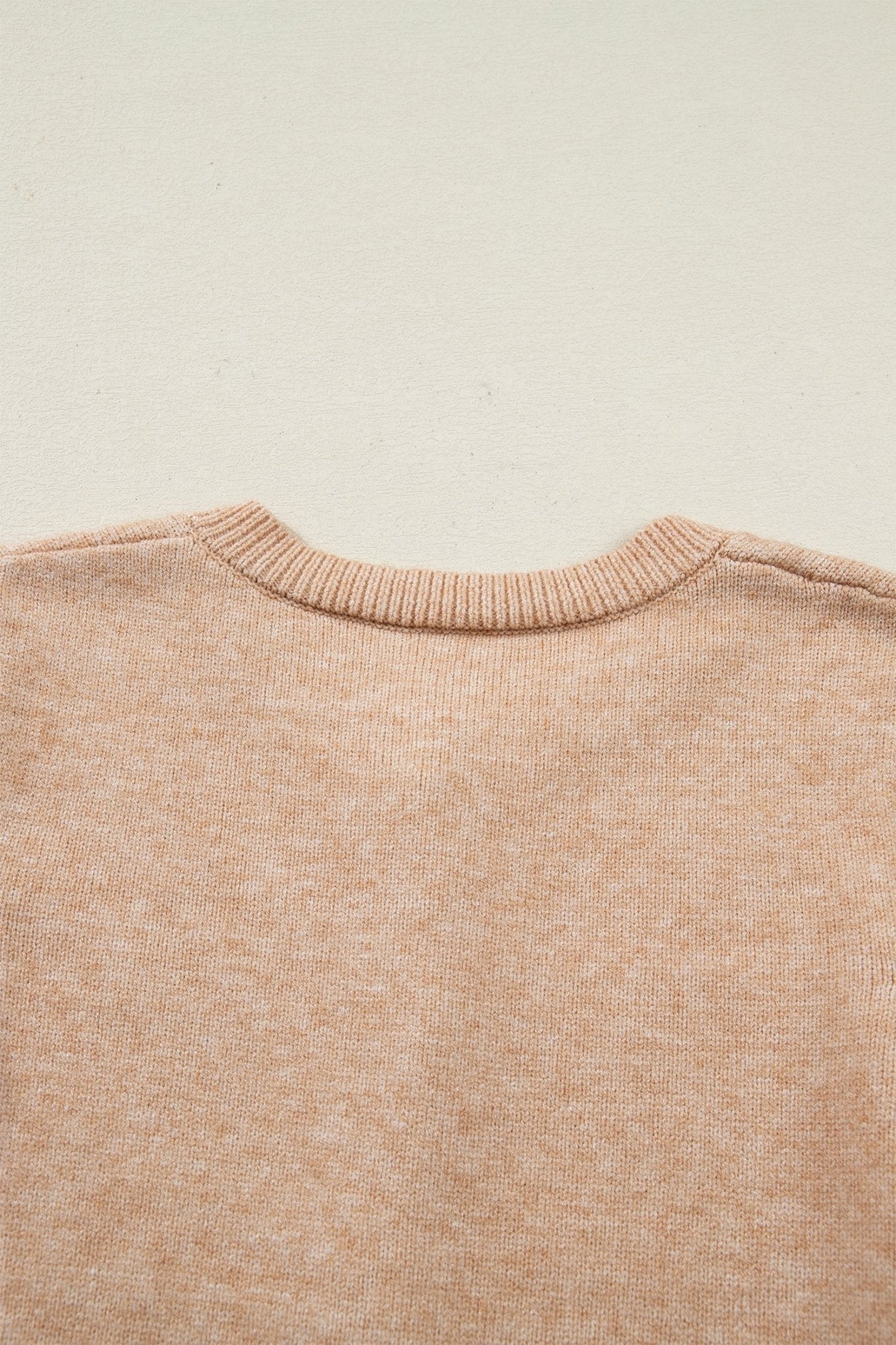 Yamileth Oatmeal Ruffle Trim Sweater - Hello Beautiful BoutiqueCardigansThreaded Pear