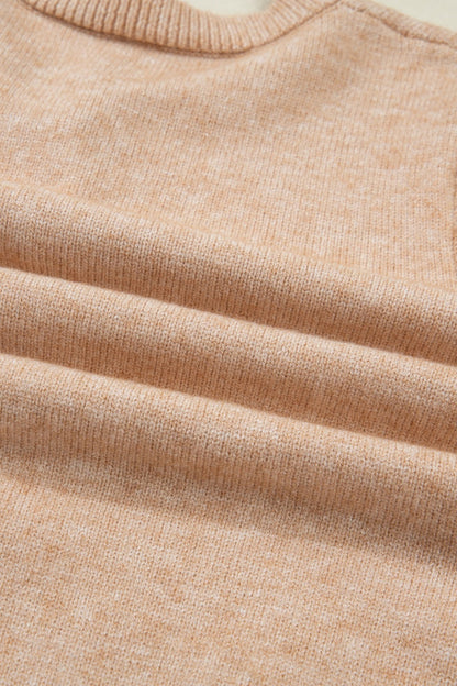 Yamileth Oatmeal Ruffle Trim Sweater - Hello Beautiful BoutiqueCardigansThreaded Pear