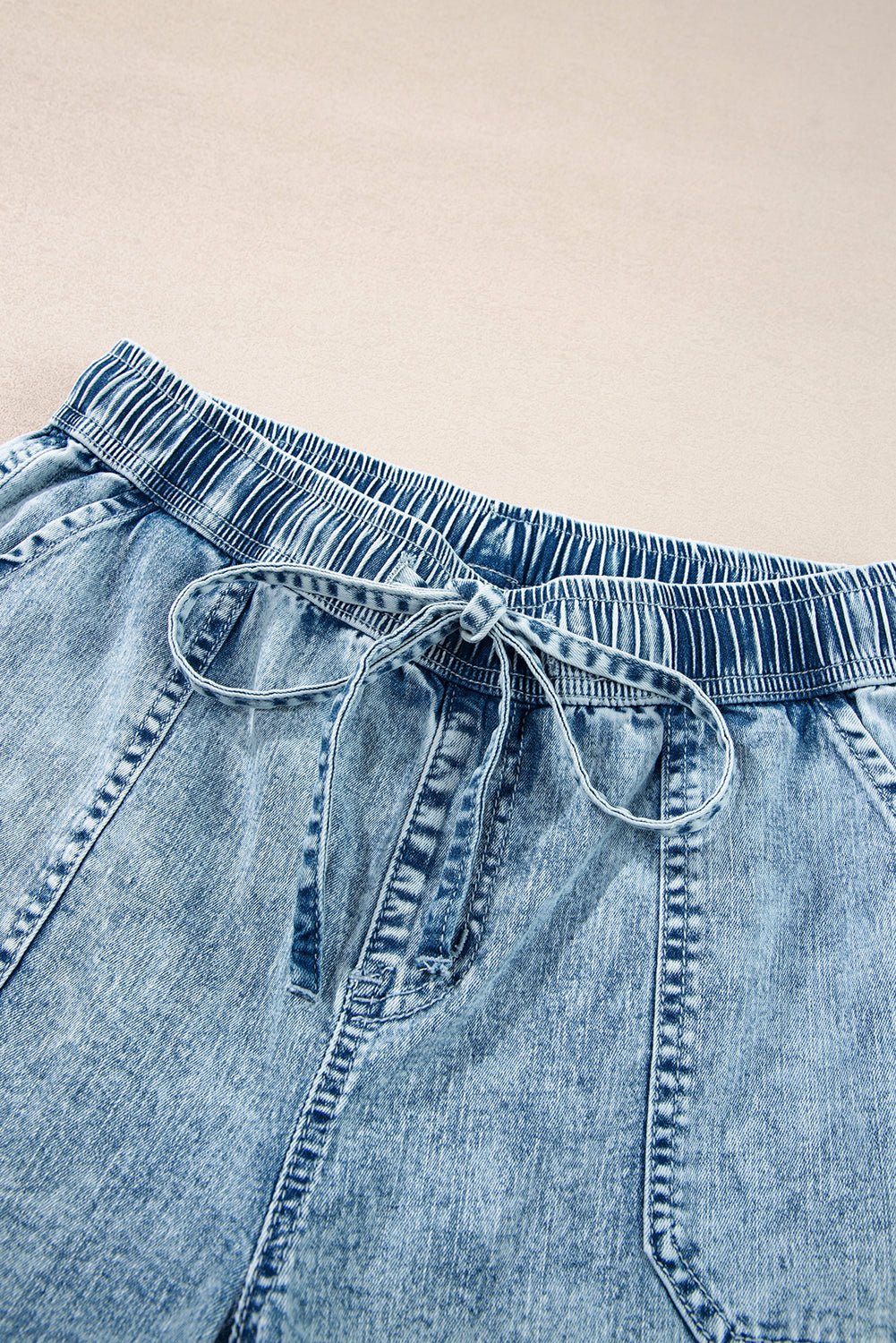 Yamileth Waistband Loose Straight Pants - Hello Beautiful BoutiqueJeansThreaded Pear