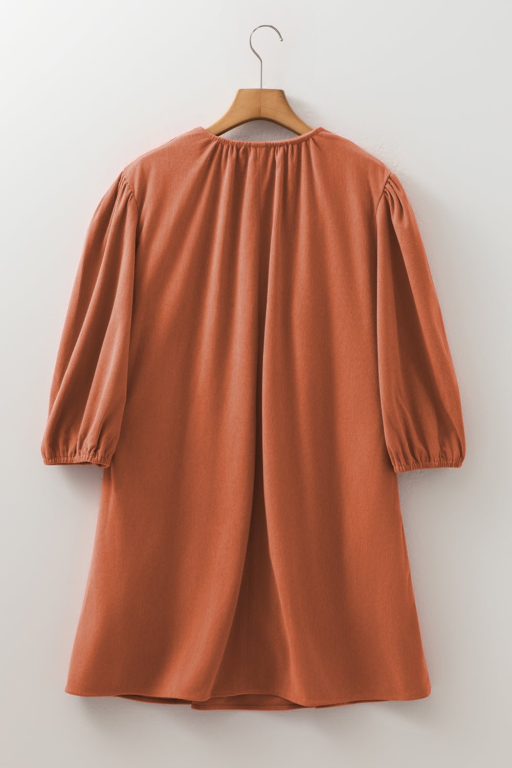 Yaranina Pleated Corduroy Mini Dress - Hello Beautiful BoutiqueMini DressesThreaded Pear
