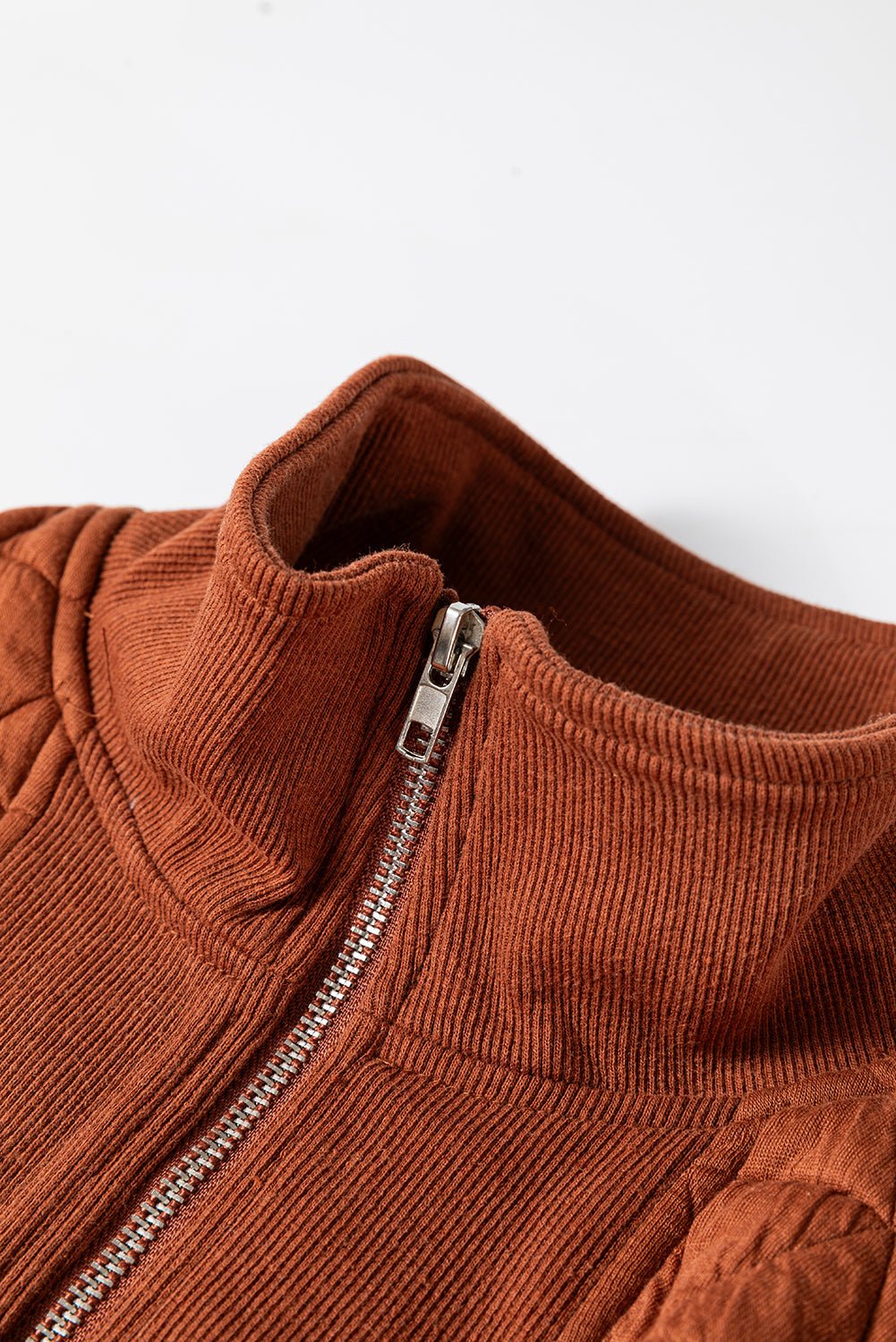 Yavita Half Zipped Loose Sweatshirt - Hello Beautiful BoutiqueSweatshirts & HoodiesThreaded Pear