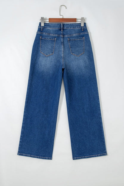 Yusra Seam Detail Shift Jeans - Hello Beautiful BoutiqueJeansThreaded Pear