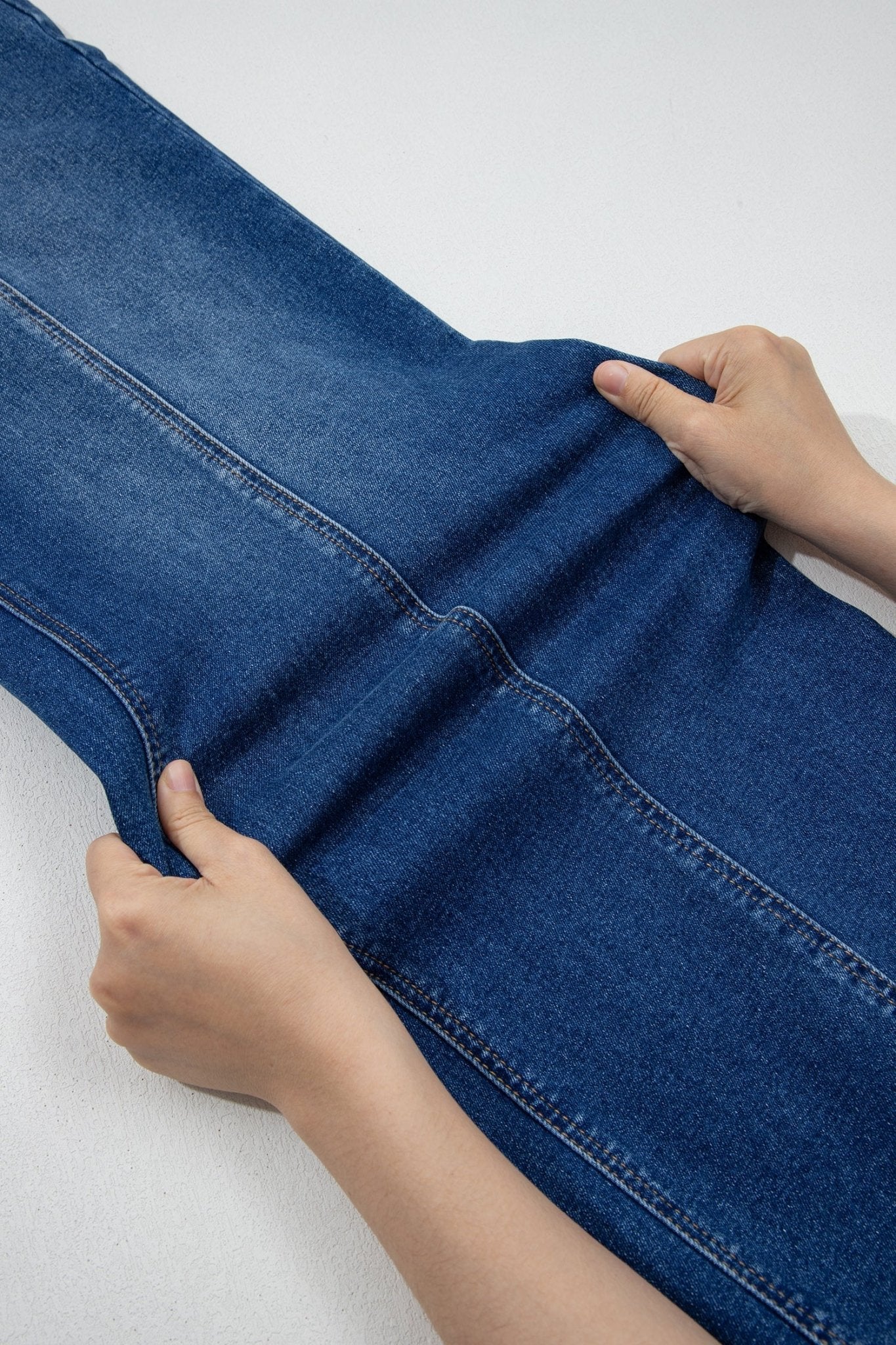 Yusra Seam Detail Shift Jeans - Hello Beautiful BoutiqueJeansThreaded Pear