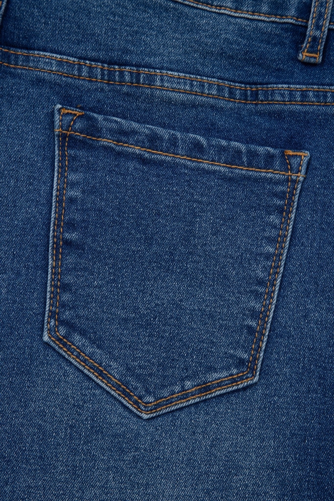 Yusra Seam Detail Shift Jeans - Hello Beautiful BoutiqueJeansThreaded Pear