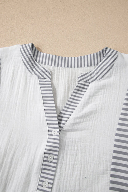 Zahra Bracelet Sleeve Babydoll Blouse - Hello Beautiful BoutiqueBlouses & ShirtsThreaded Pear