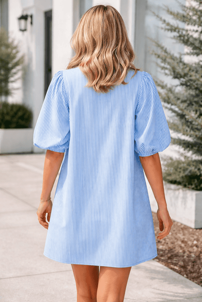 Zaniyah Color Block Patchwork Shirt - Hello Beautiful BoutiqueMini DressesThreaded Pear