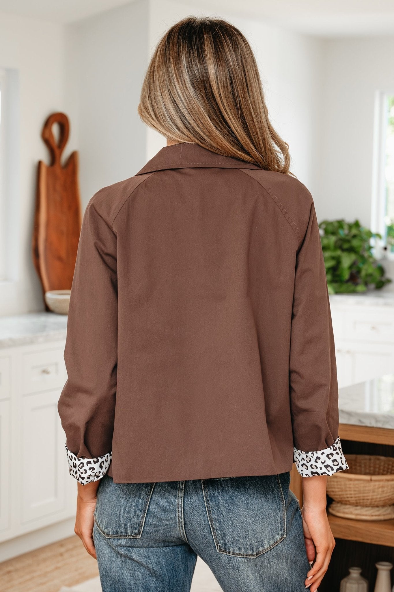 Zaniyah Liner Patchwork Chic Jacket - Hello Beautiful BoutiqueJacketsThreaded Pear