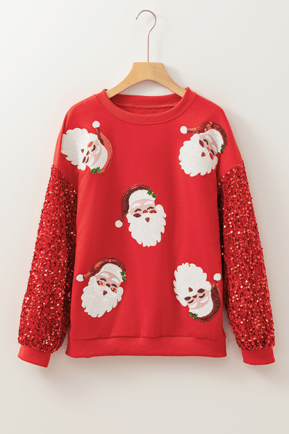 Zaniyah Long Sleeve Christmas Sweatshirt - Hello Beautiful BoutiqueSweatshirts & HoodiesThreaded Pear