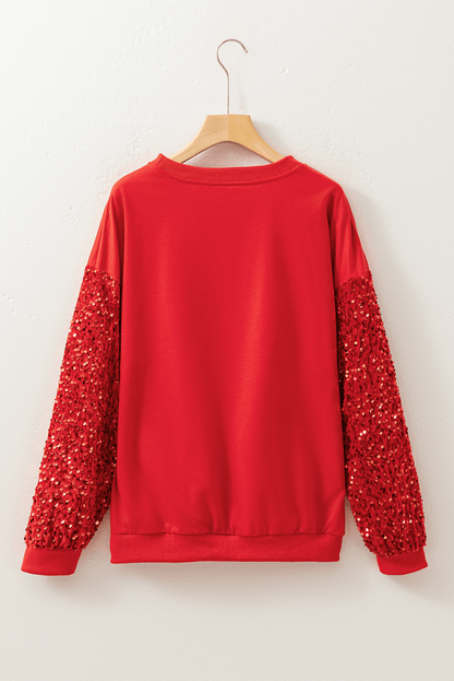 Zaniyah Long Sleeve Christmas Sweatshirt - Hello Beautiful BoutiqueSweatshirts & HoodiesThreaded Pear