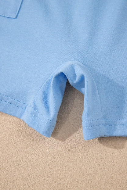 Zara Half Sleeve Knit Romper - Hello Beautiful BoutiqueJumpsuits & RompersThreaded Pear