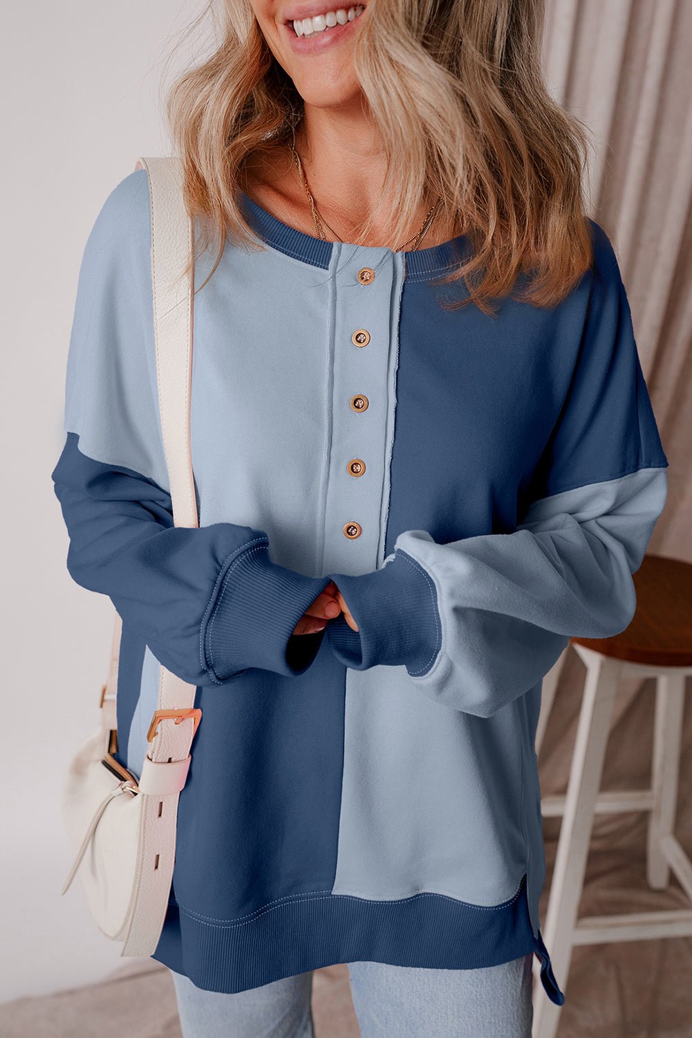 Zaria High Low Oversize Sweatshirt - Hello Beautiful BoutiqueSweatshirts & HoodiesThreaded Pear