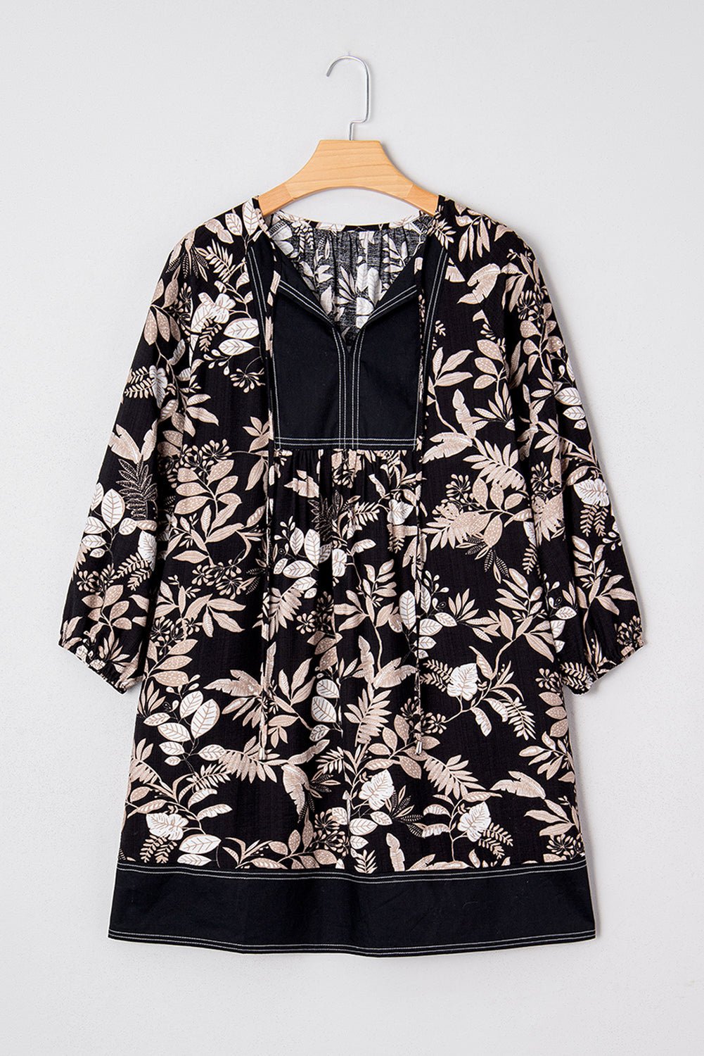 Zaria Print Loose Mini Dress - Hello Beautiful BoutiqueMini DressesThreaded Pear