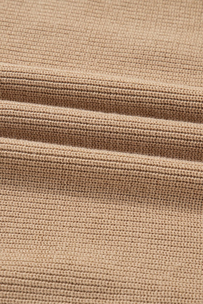 Zariah Embellished Keyhole Ribbed Sweater - Hello Beautiful BoutiqueSweater DressesThreaded Pear