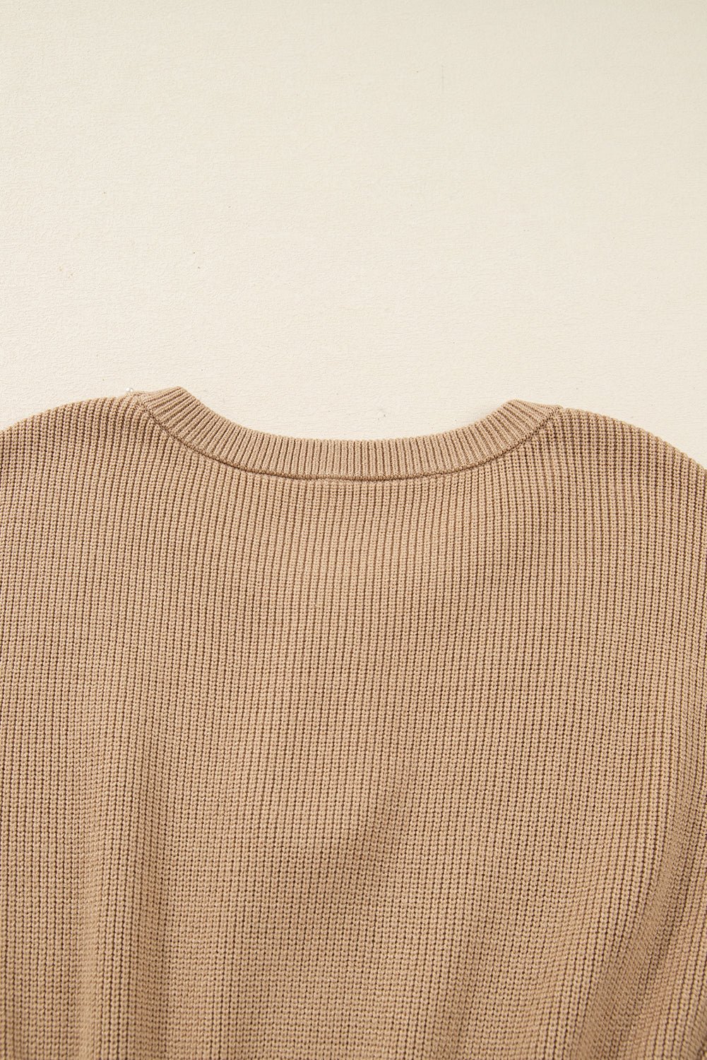 Zariah Embellished Keyhole Ribbed Sweater - Hello Beautiful BoutiqueSweater DressesThreaded Pear