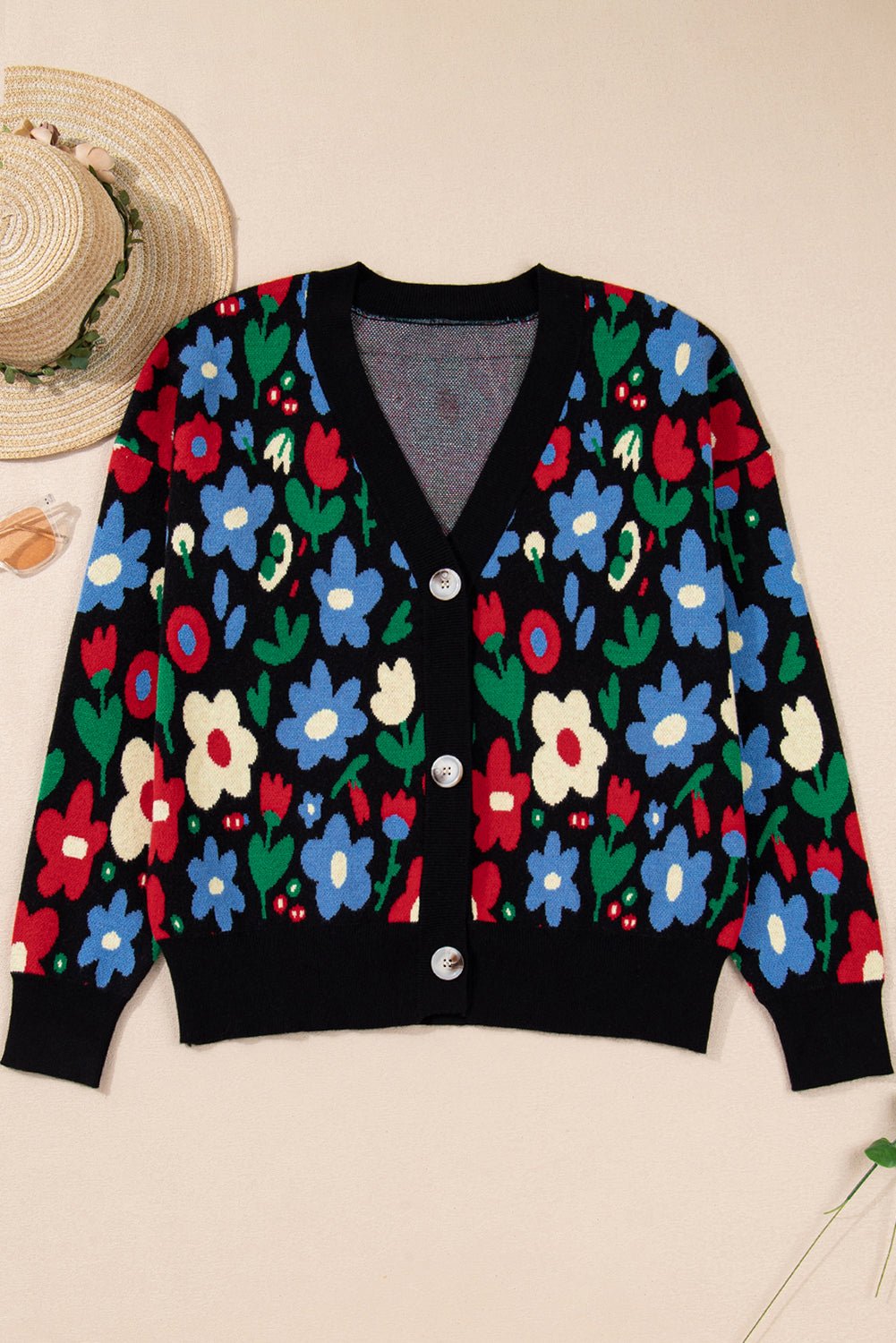 Zariah Print Short Cardigan Sweater - Hello Beautiful BoutiqueCardigansThreaded Pear