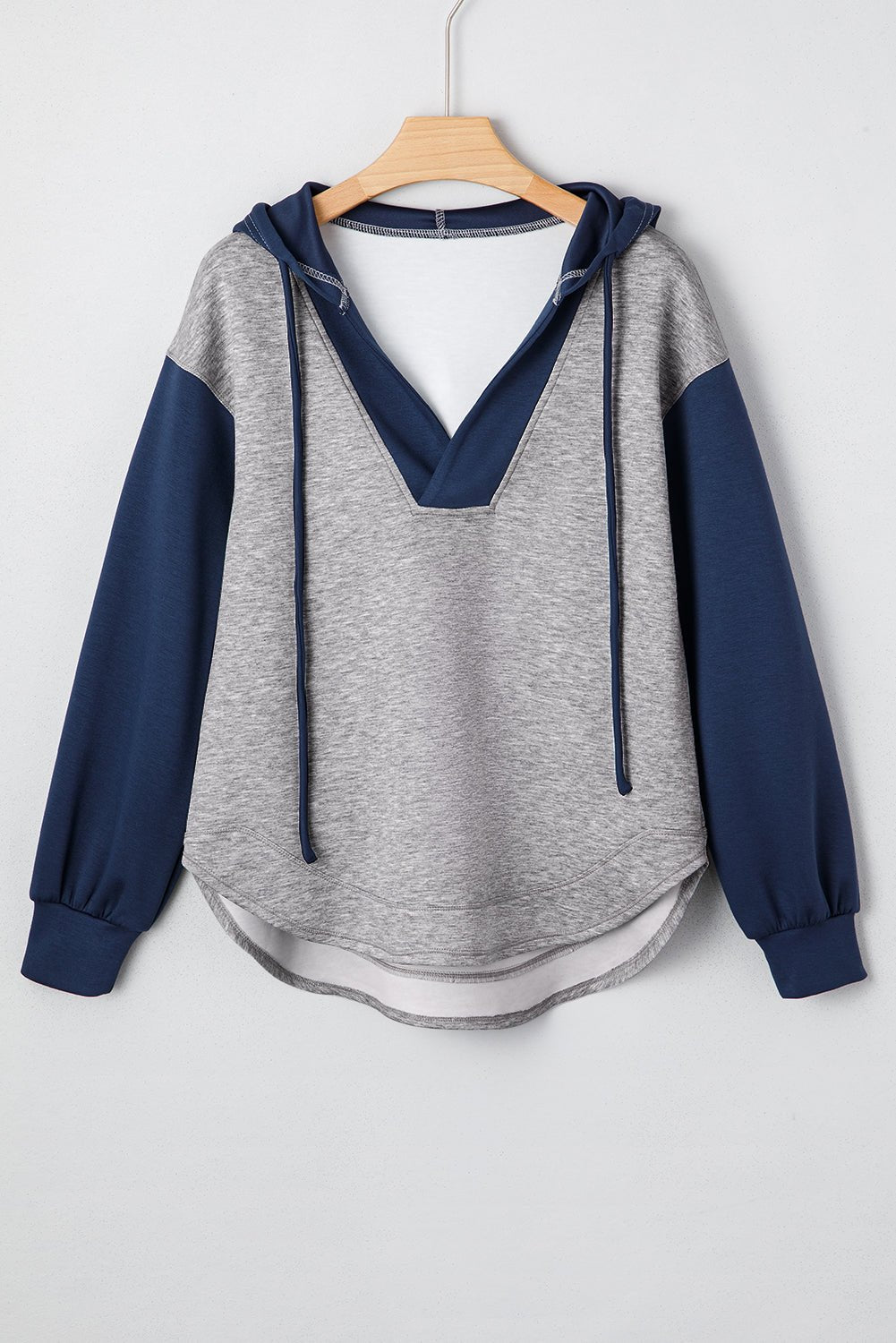 Zariyah Block Patchwork Drawstring Hoodie - Hello Beautiful BoutiqueSweatshirts & HoodiesThreaded Pear