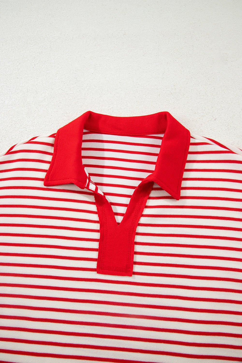 Zaylee Collared Drop Shoulder Pullover - Hello Beautiful BoutiqueTwo Piece DressesThreaded Pear