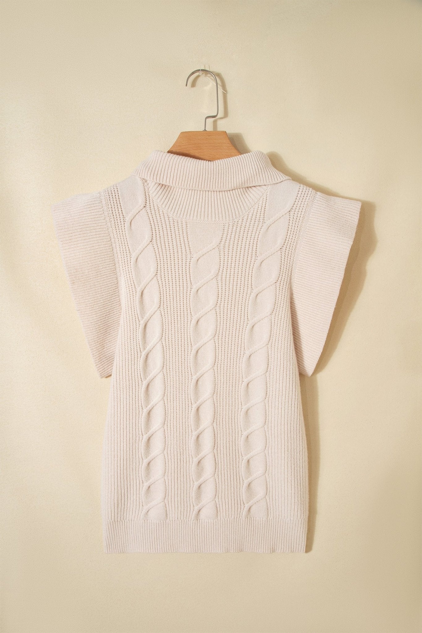 Zaylee Ruffled Short Sleeve Sweater - Hello Beautiful BoutiqueShort Sleeve SweatersThreaded Pear
