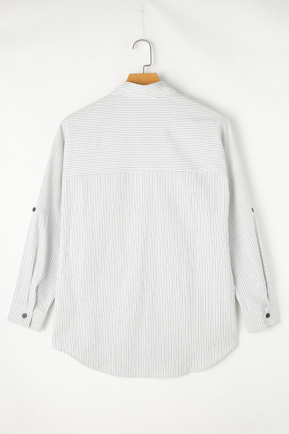 Zazita Tab Sleeve Long Shirt - Hello Beautiful BoutiqueBlouses & ShirtsThreaded Pear