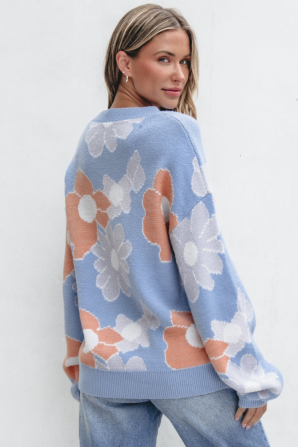Zelda Drop Shoulder Knitted Sweater - Hello Beautiful Boutique20% OFFThreaded Pear
