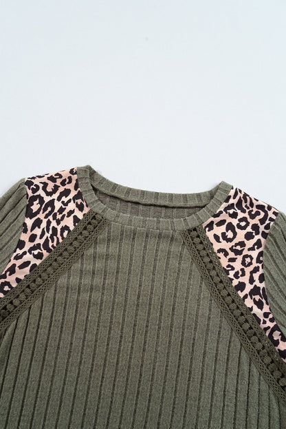 Zelda Rib Textured Knit Top - Hello Beautiful BoutiqueLong Sleeve TopsThreaded Pear