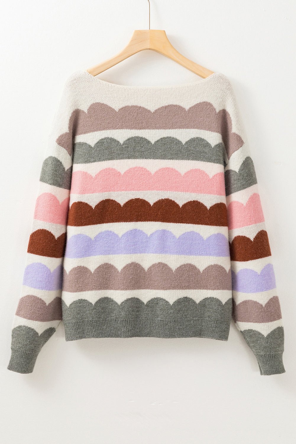 Zelda Sleeve Drop Shoulder Sweater - Hello Beautiful BoutiqueSweatersThreaded Pear