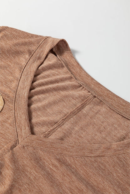 Zoe Sleeve T Shirt Long Sleeve Top - Hello Beautiful BoutiqueLong Sleeve TopsThreaded Pear