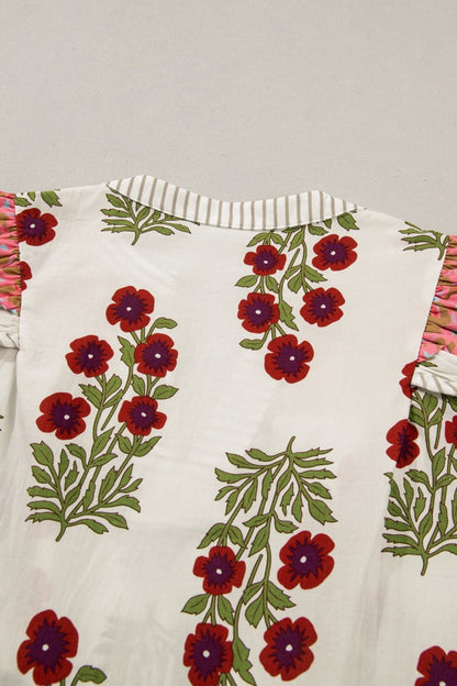Zora Trim Flutter Cotton Blouse - Hello Beautiful BoutiqueBlouses & ShirtsThreaded Pear