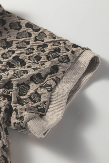 Zoya Print Short Sleeve Top - Hello Beautiful BoutiqueTops & TeesThreaded Pear