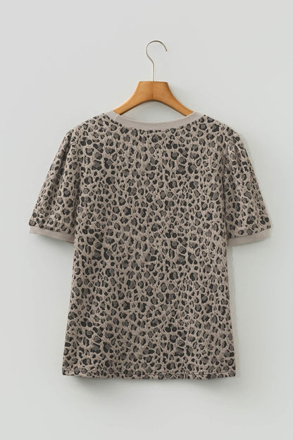 Zoya Print Short Sleeve Top - Hello Beautiful BoutiqueTops & TeesThreaded Pear