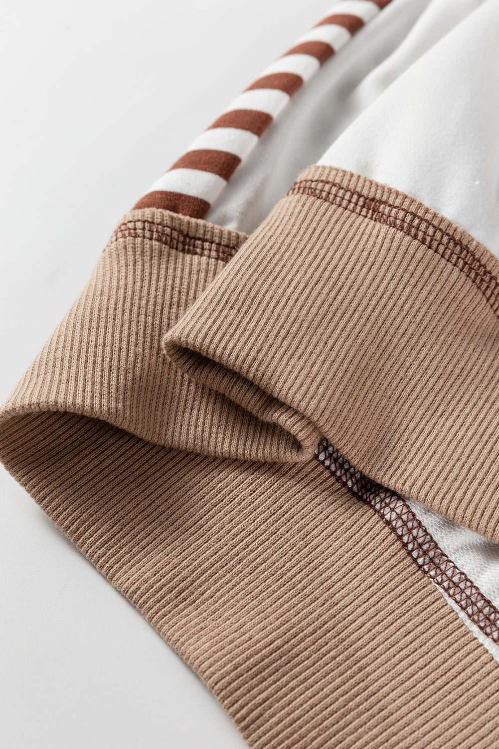 Zyla Contrast Stitching Oversize Sweatshirt - Hello Beautiful BoutiqueSweatshirts & HoodiesThreaded Pear