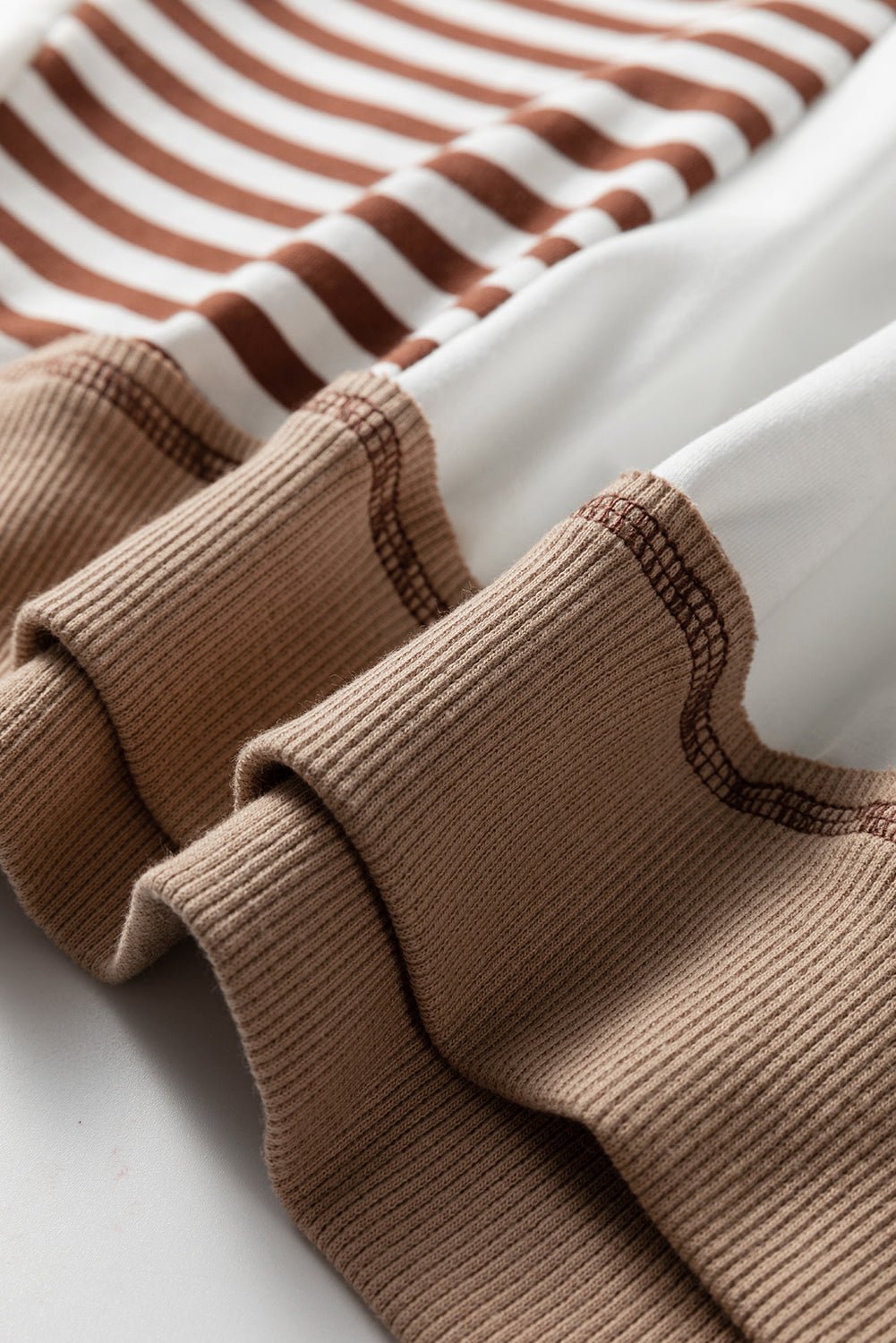 Zyla Contrast Stitching Oversize Sweatshirt - Hello Beautiful BoutiqueSweatshirts & HoodiesThreaded Pear