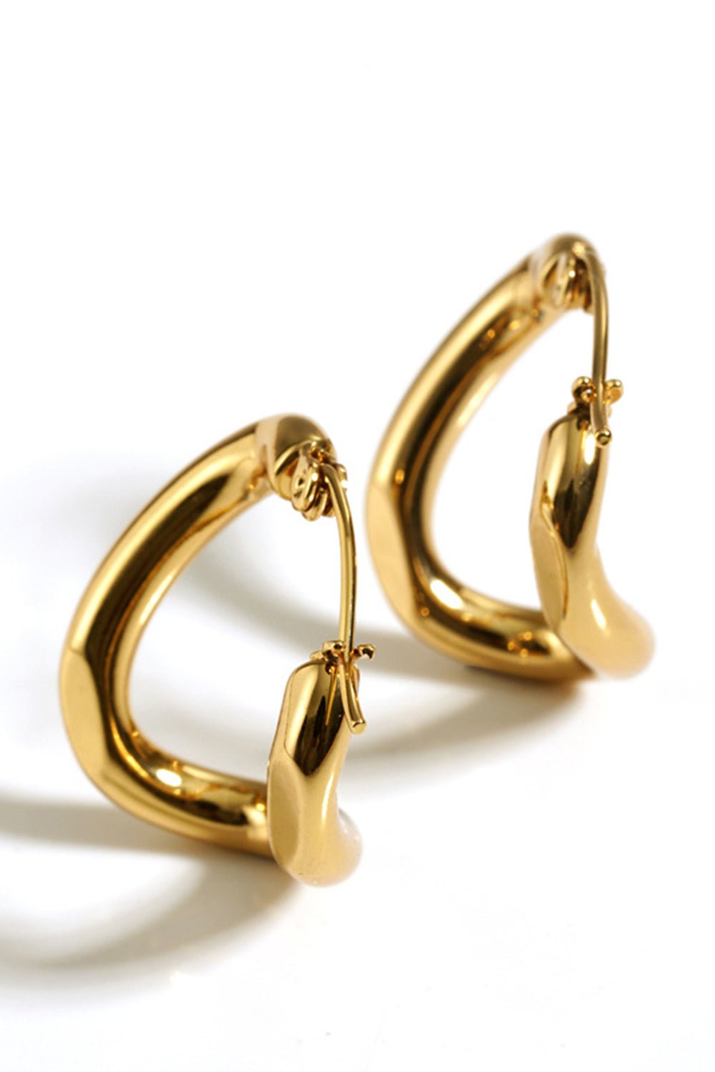 Zyla Spiral Stainless Steel Earrings - Hello Beautiful BoutiqueJewelryThreaded Pear