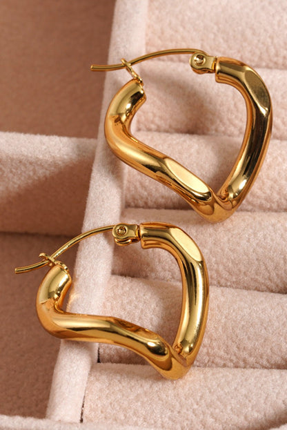 Zyla Spiral Stainless Steel Earrings - Hello Beautiful BoutiqueJewelryThreaded Pear