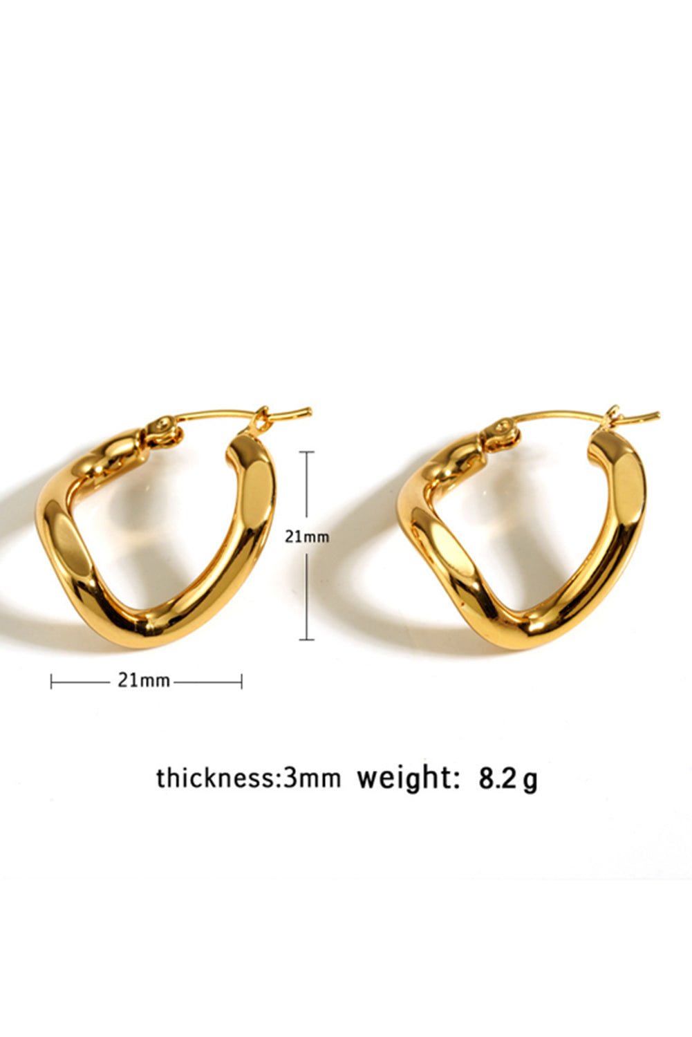 Zyla Spiral Stainless Steel Earrings - Hello Beautiful BoutiqueJewelryThreaded Pear