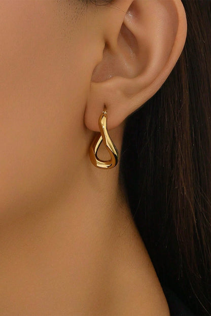 Zyla Spiral Stainless Steel Earrings - Hello Beautiful BoutiqueJewelryThreaded Pear
