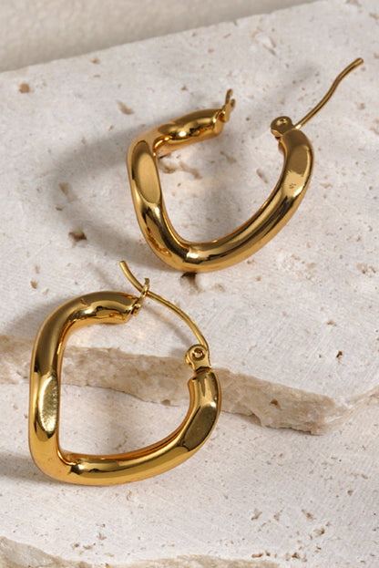 Zyla Spiral Stainless Steel Earrings - Hello Beautiful BoutiqueJewelryThreaded Pear
