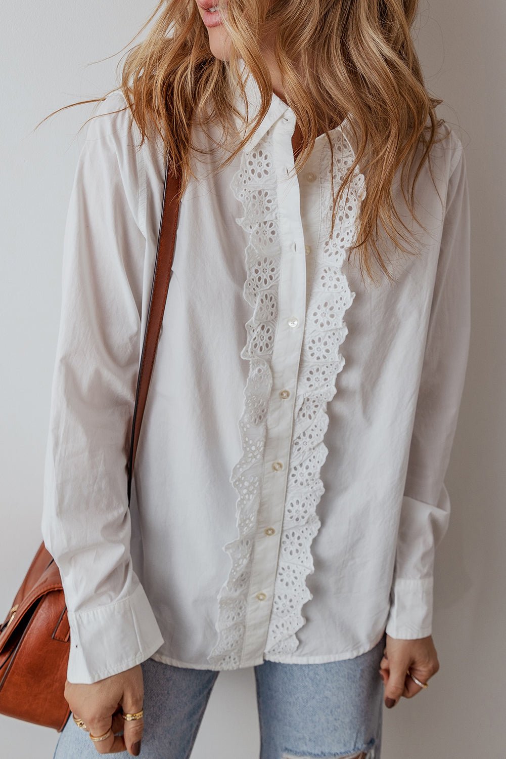 Zyla Turn Down Collar Shirt - Hello Beautiful Boutique15% OFFThreaded Pear