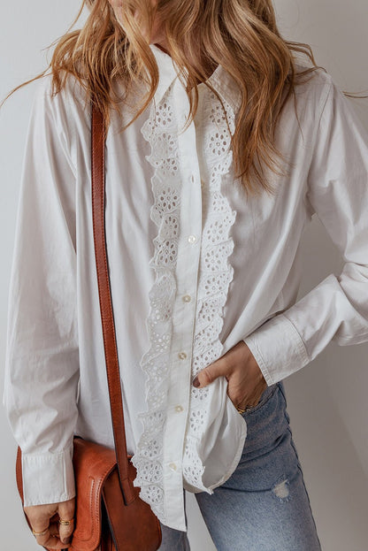 Zyla Turn Down Collar Shirt - Hello Beautiful Boutique15% OFFThreaded Pear