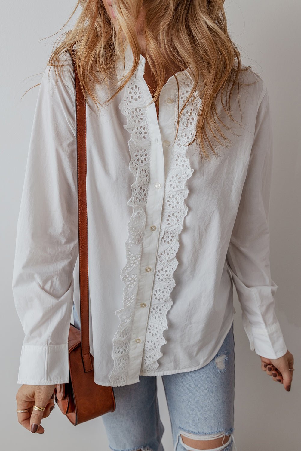 Zyla Turn Down Collar Shirt - Hello Beautiful Boutique15% OFFThreaded Pear