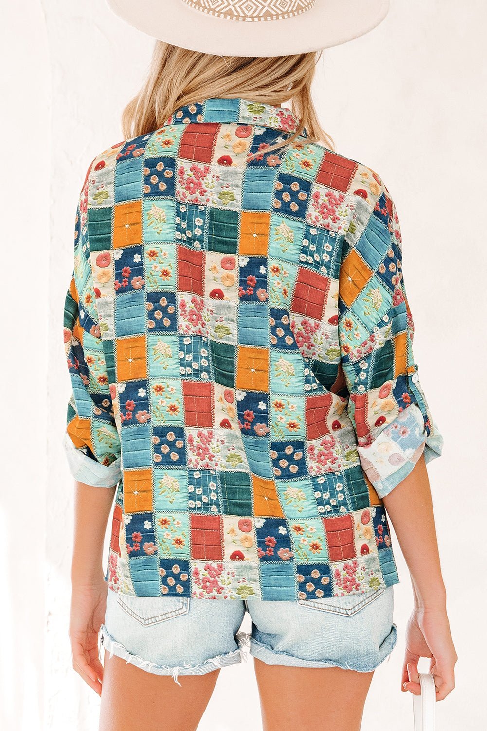 Zyla Up Sleeve Shift Blouse - Hello Beautiful Boutique15% OFFThreaded Pear