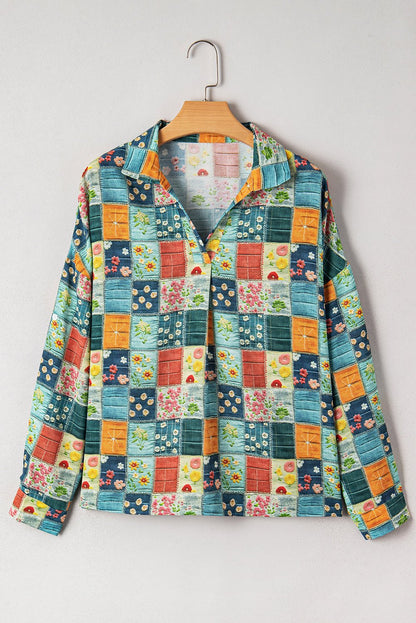 Zyla Up Sleeve Shift Blouse - Hello Beautiful Boutique15% OFFThreaded Pear